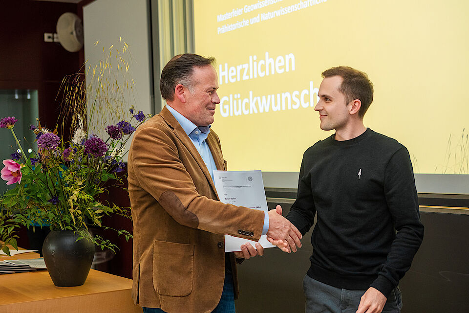 Übergabe Masterurkunde